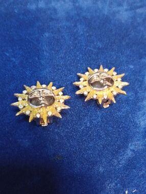 Kirks Folly Celestial Moon Earrings